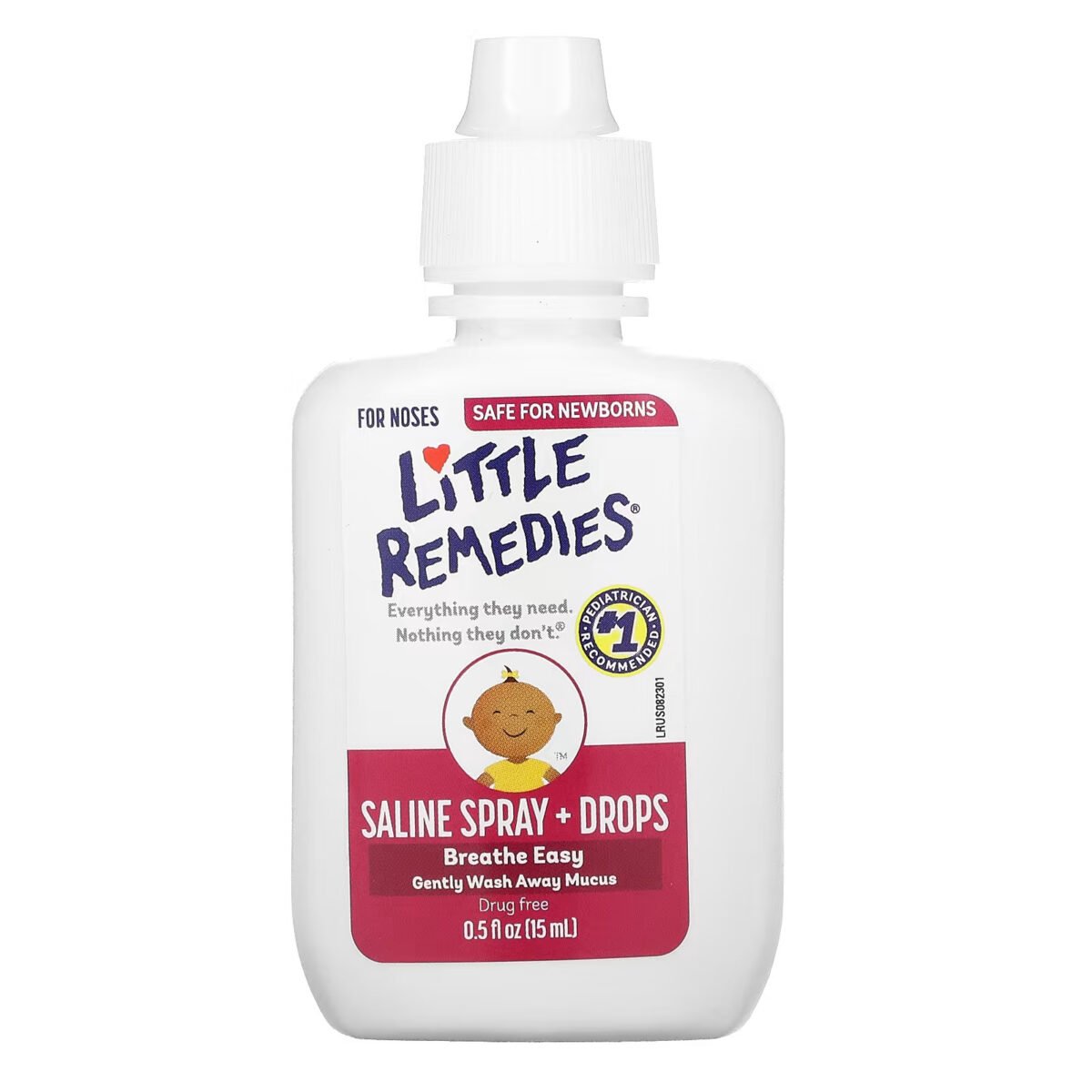 LITTLE REMEDIES® SALINE SPRAY + DROPS 0.5 fl oz (15ml ) - Image 2
