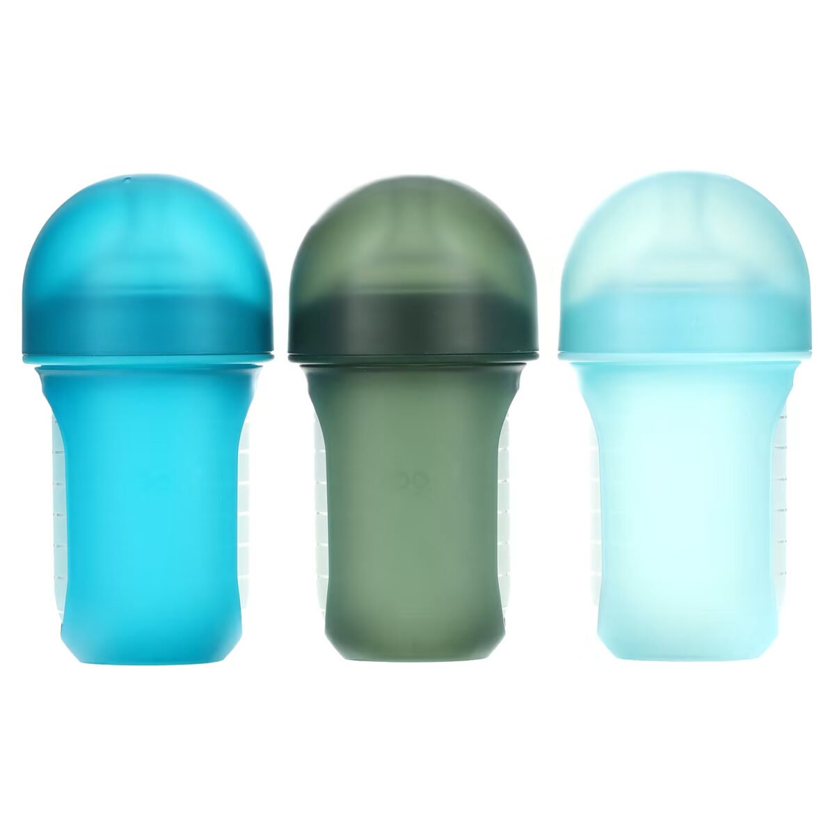 Boon Nursh, Silicone Pouch Bottle, 3m+, Medium, 3 Bottles, 8 oz (236 ml) Each - Image 4