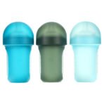 Boon Nursh, Silicone Pouch Bottle, 3m+, Medium, 3 Bottles, 8 oz (236 ml) Each - Image 4