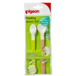 Pigeon, Feeding Spoon Set For 6 + Month Babies, with Stopper Spoon, BPA Free - Image 2