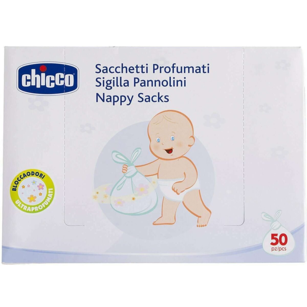 Chicco Nappy Sacks 50 Pcs - Image 1