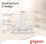 Pigeon, Wide Neck SofTouch Peristalic Plus Nipple Size (S) (M) (L) ( LL) 2pcs - Image 2