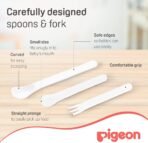 Pigeon, Baby's First Spoon and Fork Set, 6m+  White - Image 5