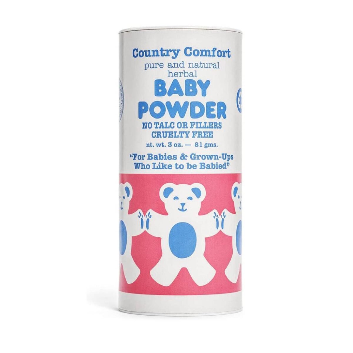Country Comfort, Baby Powder  Pure And Natural Herbal  ( 3 oz. 81g ) - Image 1