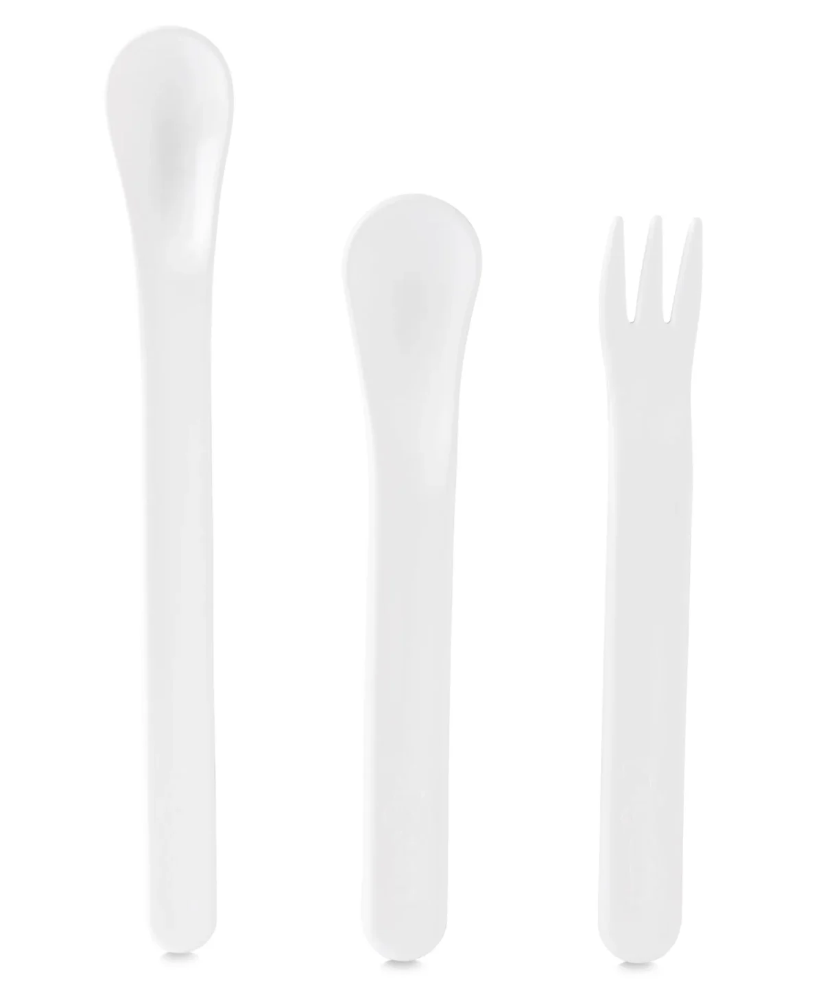 Pigeon, Baby's First Spoon and Fork Set, 6m+  White - Image 2
