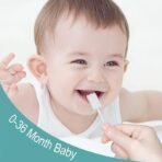 Baby Oral Cavity Cleaner , 1 Reusable Infant Toothbrush , Individual Package Sterilized 360° baby Tongue Cleaner 36 Pcs - Image 4