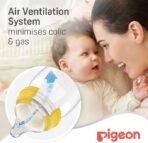 Pigeon, Wide Neck SofTouch Peristalic Plus Nipple Size (S) (M) (L) ( LL) 2pcs - Image 5