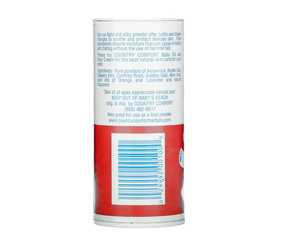 Country Comfort, Baby Powder  Pure And Natural Herbal  ( 3 oz. 81g ) - Image 2