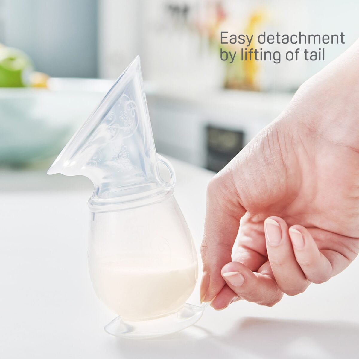 Pigeon, Milk Saver Pump  Food Grade Silicone 4oz / 110 ml 1pc - Image 4