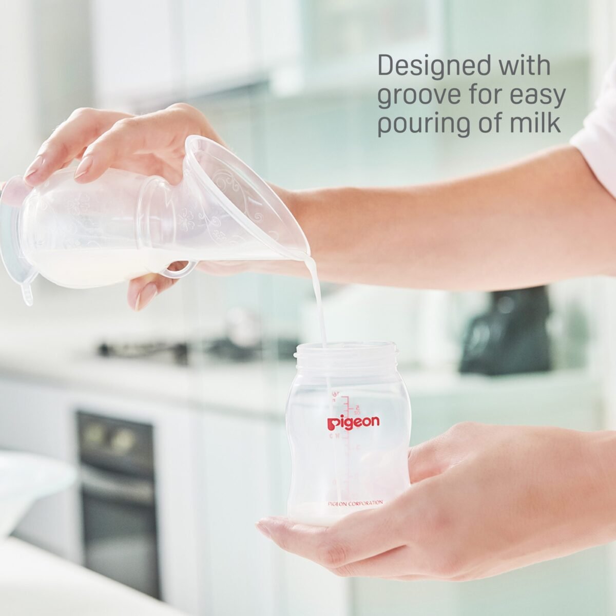 Pigeon, Milk Saver Pump  Food Grade Silicone 4oz / 110 ml 1pc - Image 5