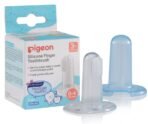 Pigeon, Silicone Finger Toothbrush 1 set 0-4 Milk Teeth  ( 3+M )