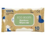 Eco Boom Bamboo Wipes 10 wipes X 5 pack - Image 2