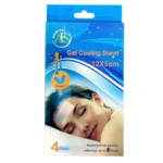 Gel Cooling Sheet ( 4 Sheets 12x5 cm )    Medical AFS  Reduce Fever Quickly Effective up to 8 Hours