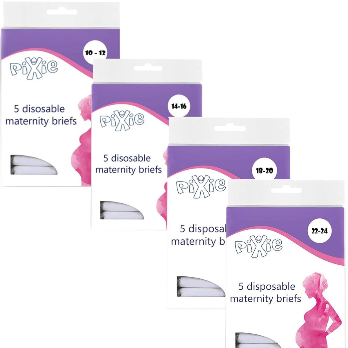 Pixie, Disposable Maternity Briefs ,Size ( S ) ( M ) ( L ) ( XL ) - Image 1