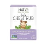 Maty's, Baby Chest Rub - Naturally Comfort, Soothe and Help Relieve Congestion in Babies 3 months+, Petroleum Free - Made with Soothing Lavender and Chamomile - 1.5 oz ( 43g )