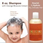 SheaMoisture, Mango & Carrot Kids Extra- Nourishing Shampoo  8 FL OZ ( 237 mL ) - Image 3