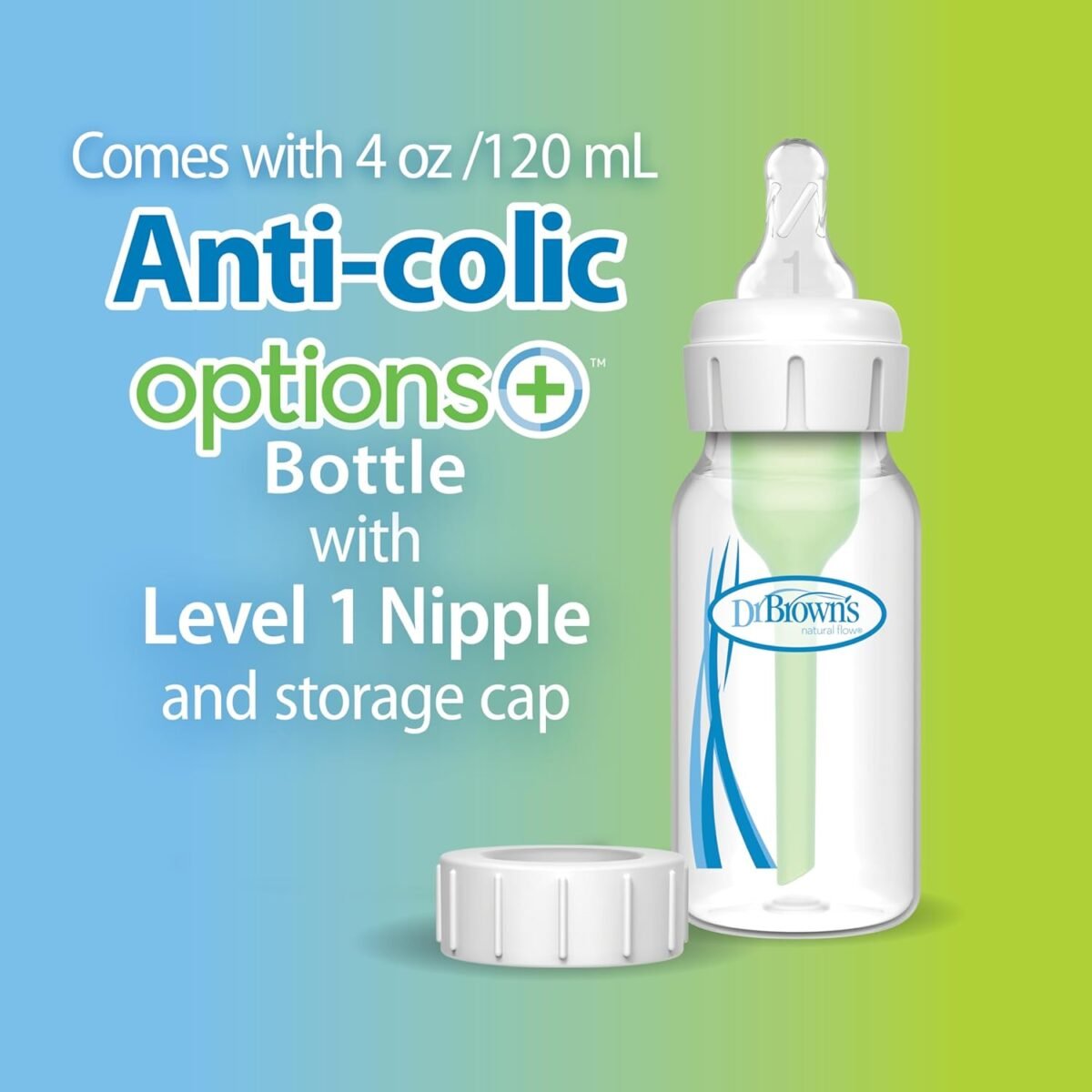 Dr. Brown’s™ Silicone One-Piece Breast Pump with Anti-Colic Options+™ Bottle (4 oz/120 mL) and Travel Bag - Image 4
