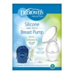 Dr. Brown’s™ Silicone One-Piece Breast Pump with Anti-Colic Options+™ Bottle (4 oz/120 mL) and Travel Bag - Image 2