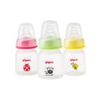 Pigeon, Peristaltic Nipple Decorated Bottle Slim Neck 50ml ( 2oz )