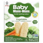 Hot Kid, Baby Mum-Mum, Gentle Teething Wafers, Vegetable, 12 Packs