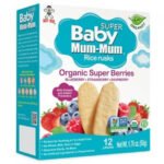 Hot Kid, Baby Mum-Mum Supper, Gentle Teething Wafers, Organic Super Berries, 12 Packs, 2 Wafers Each